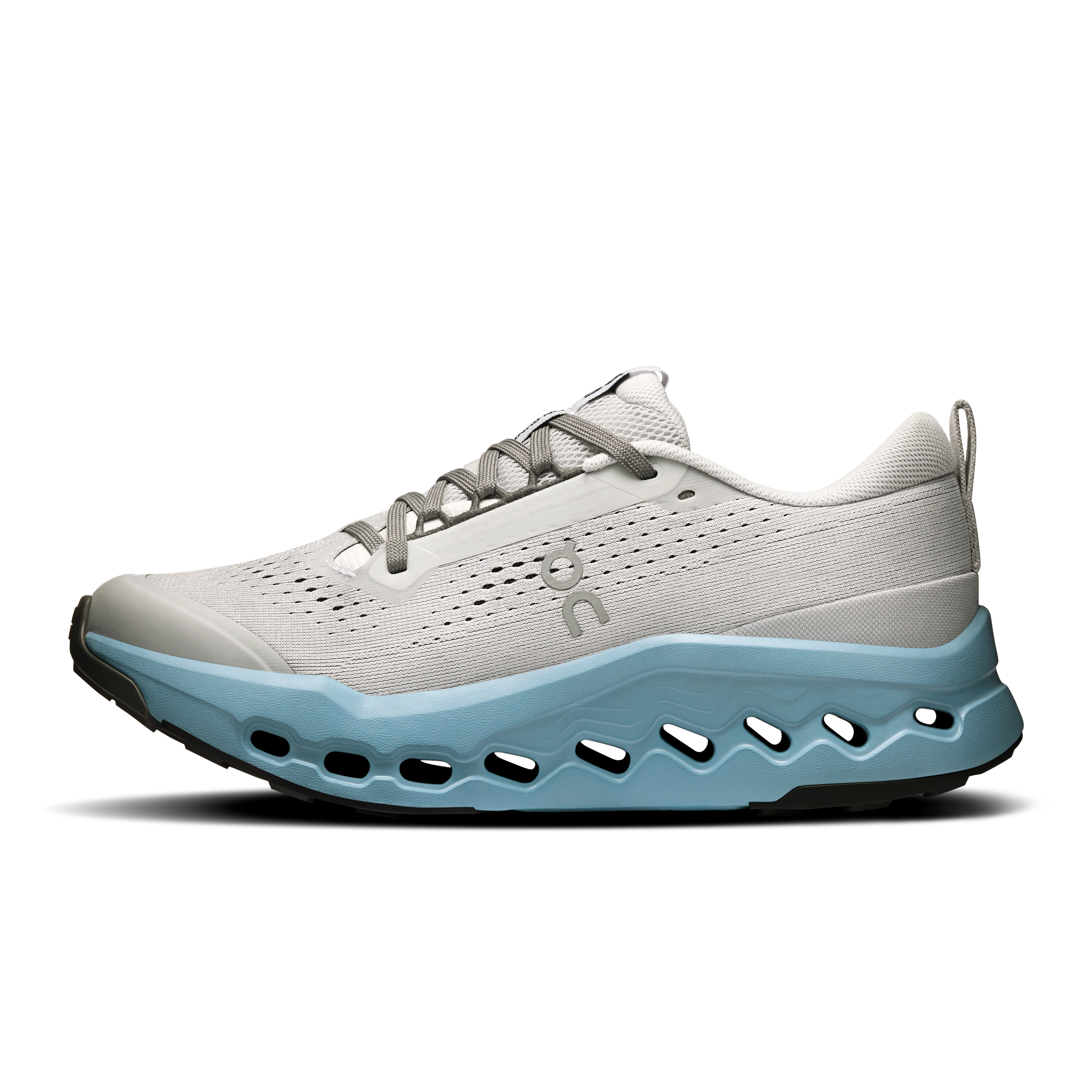 On Running Women's Cloudsurfer Trail 2 Shoes - Glacier / Dust - Image 4