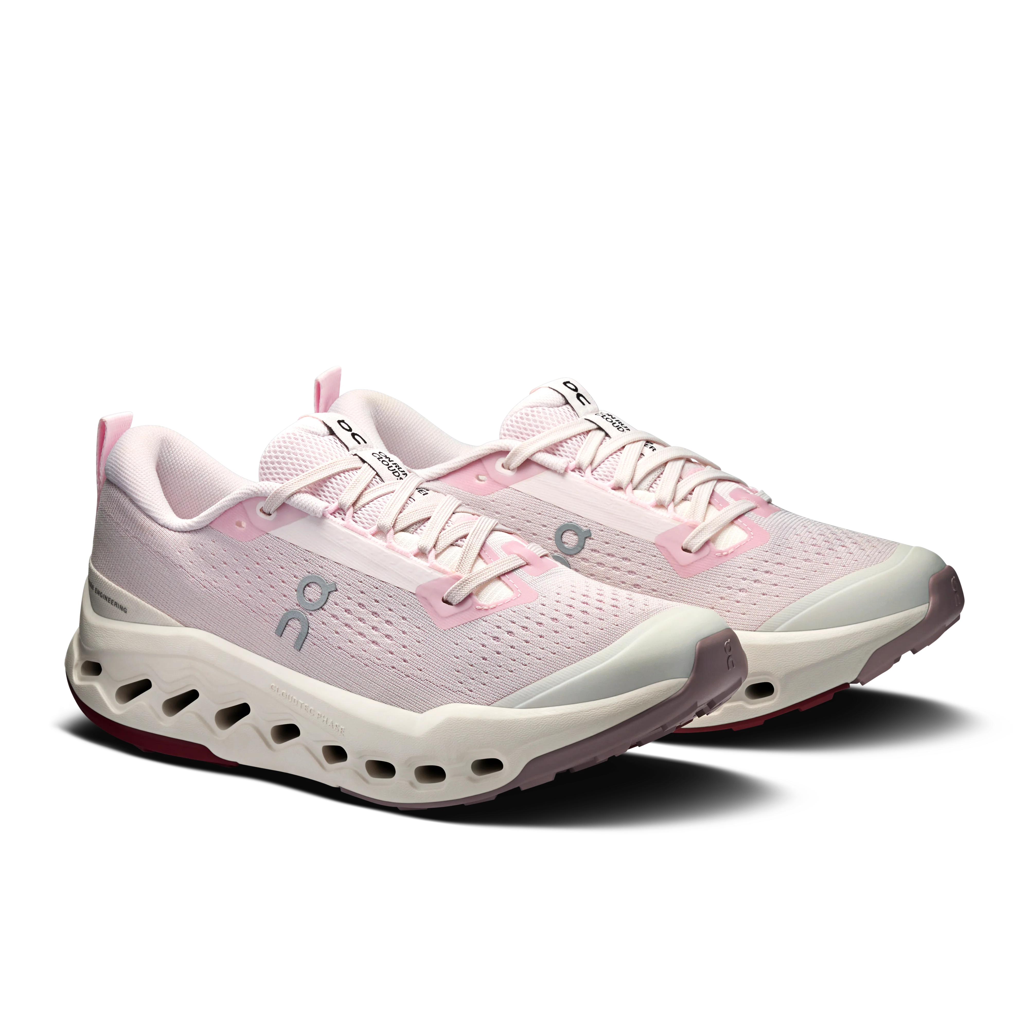 On Running Women's Cloudsurfer Trail 2 Shoes - Lily / Gardenia - Image 2