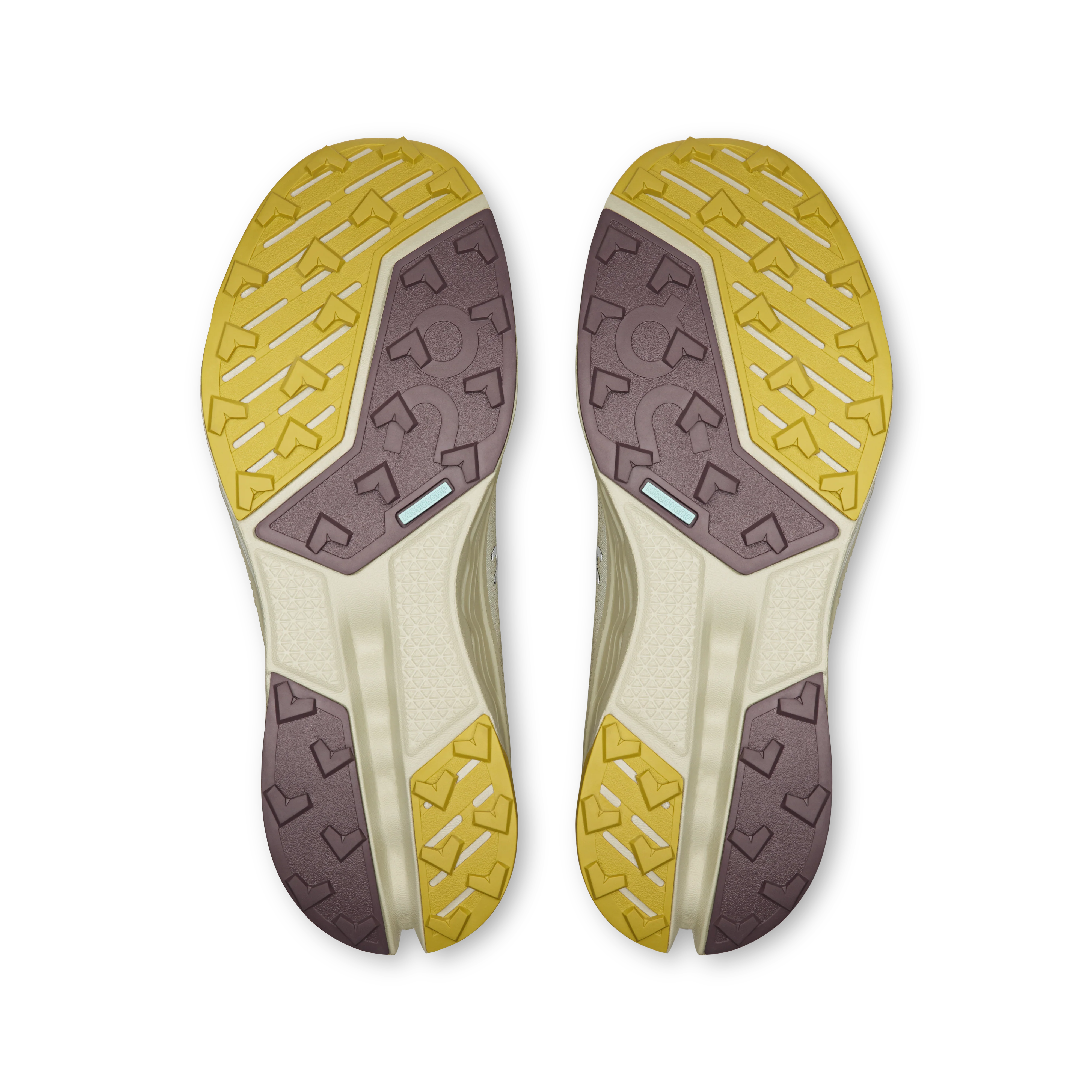 On Running Women's Cloudsurfer Trail 2 Waterproof Shoes - Ghost / Chalk - Image 3