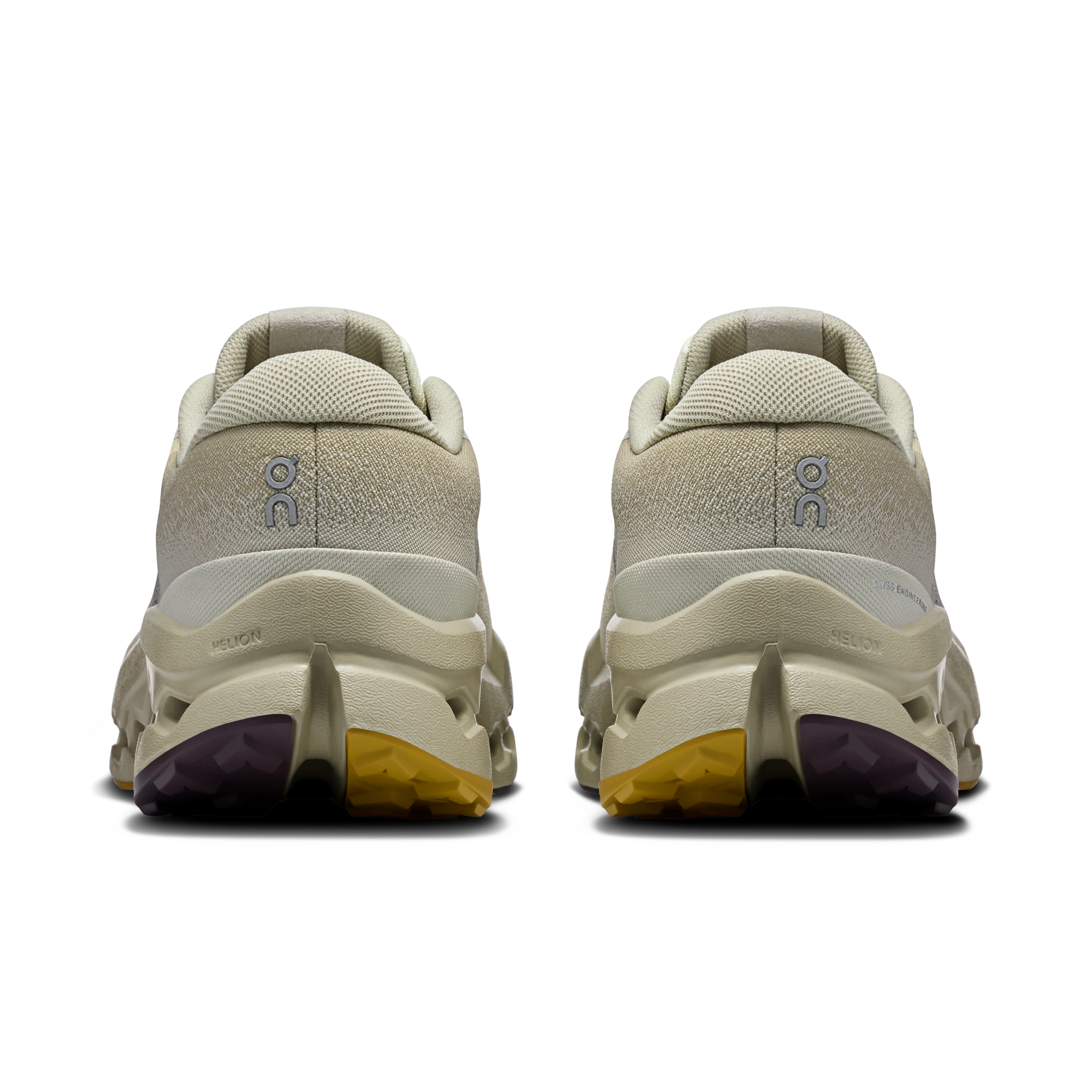 On Running Women's Cloudsurfer Trail 2 Waterproof Shoes - Ghost / Chalk - Image 5