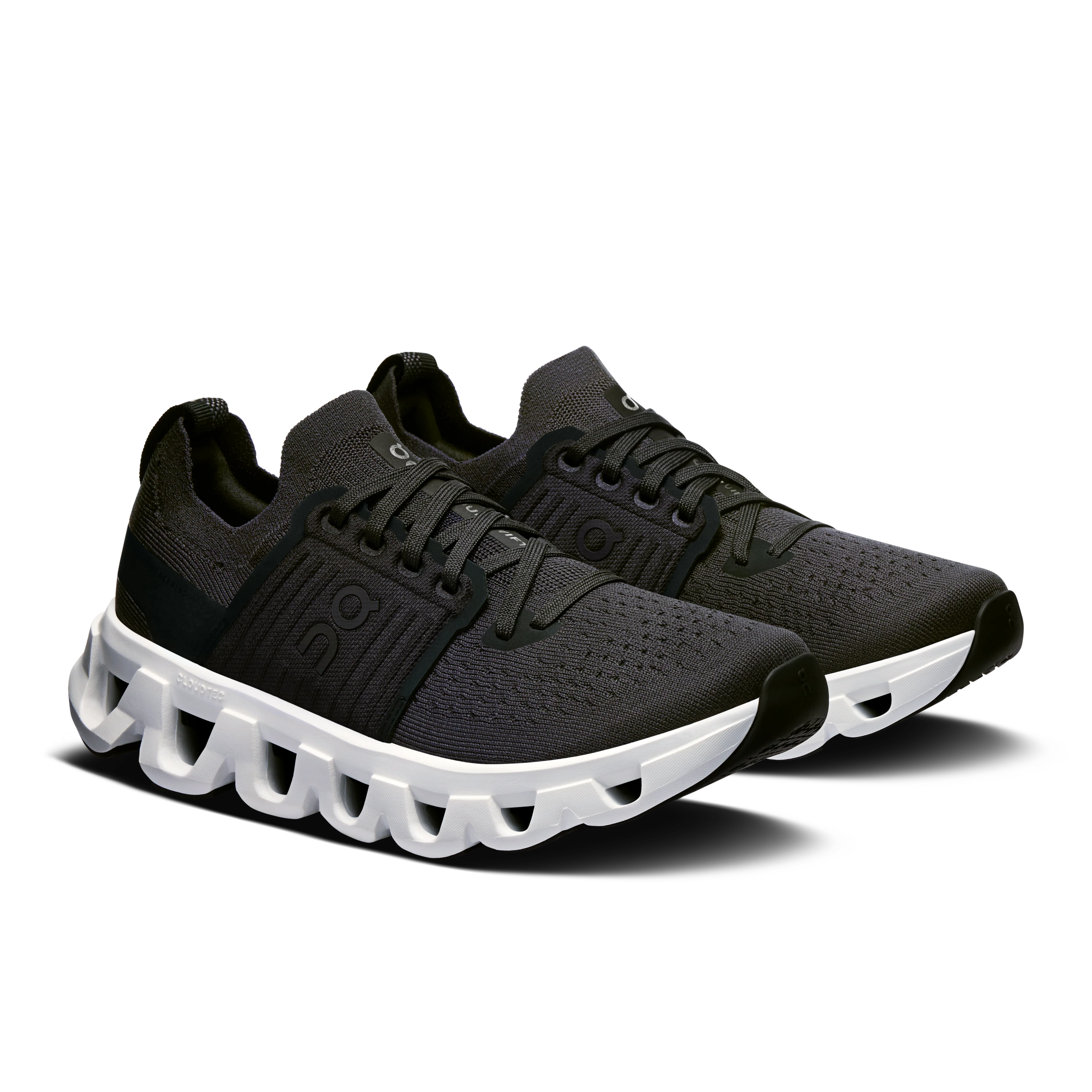 On Running Women's Cloudswift 4 Shoes - Black / White - Image 2
