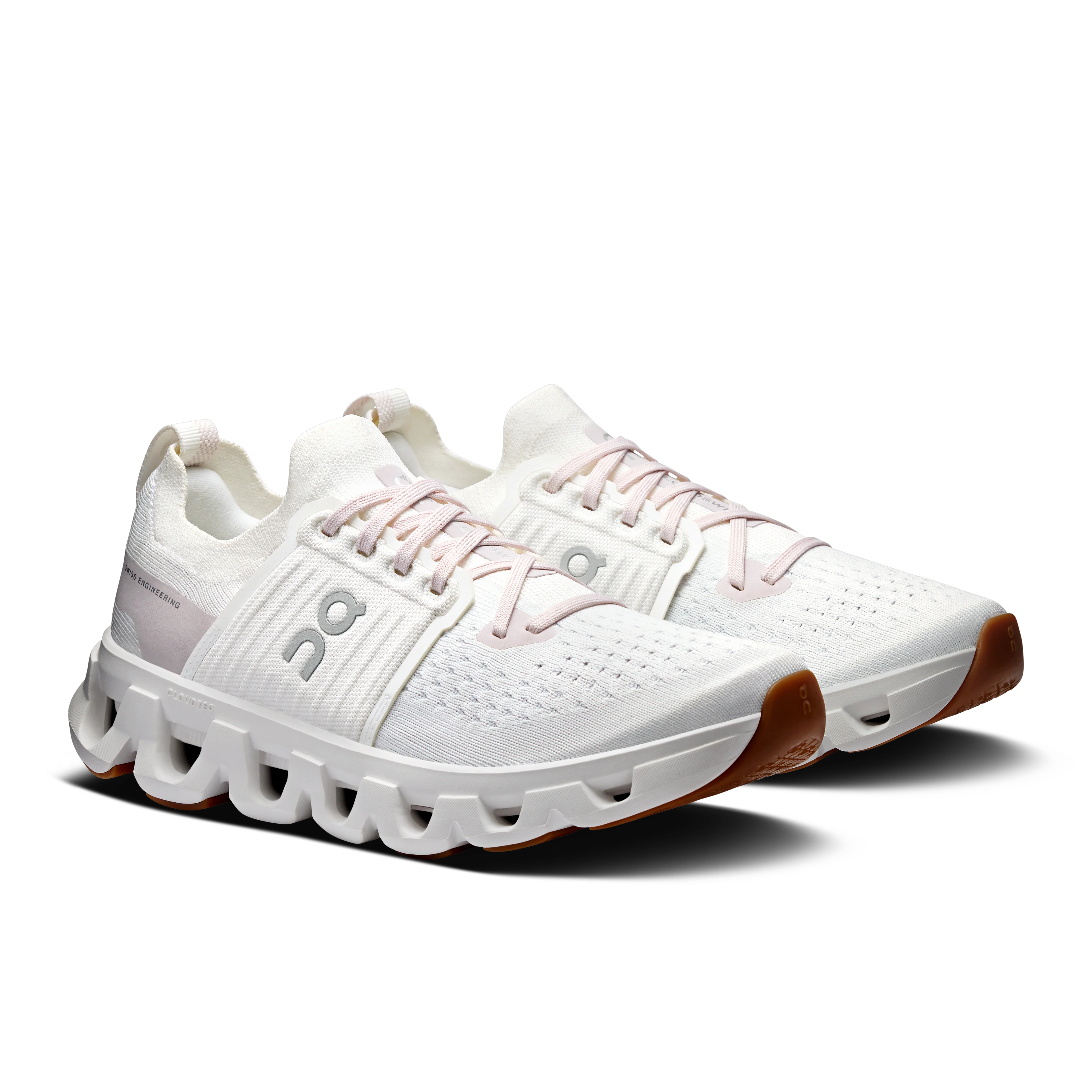 On Running Women's Cloudswift 4 Shoes - White / Lily - Image 2
