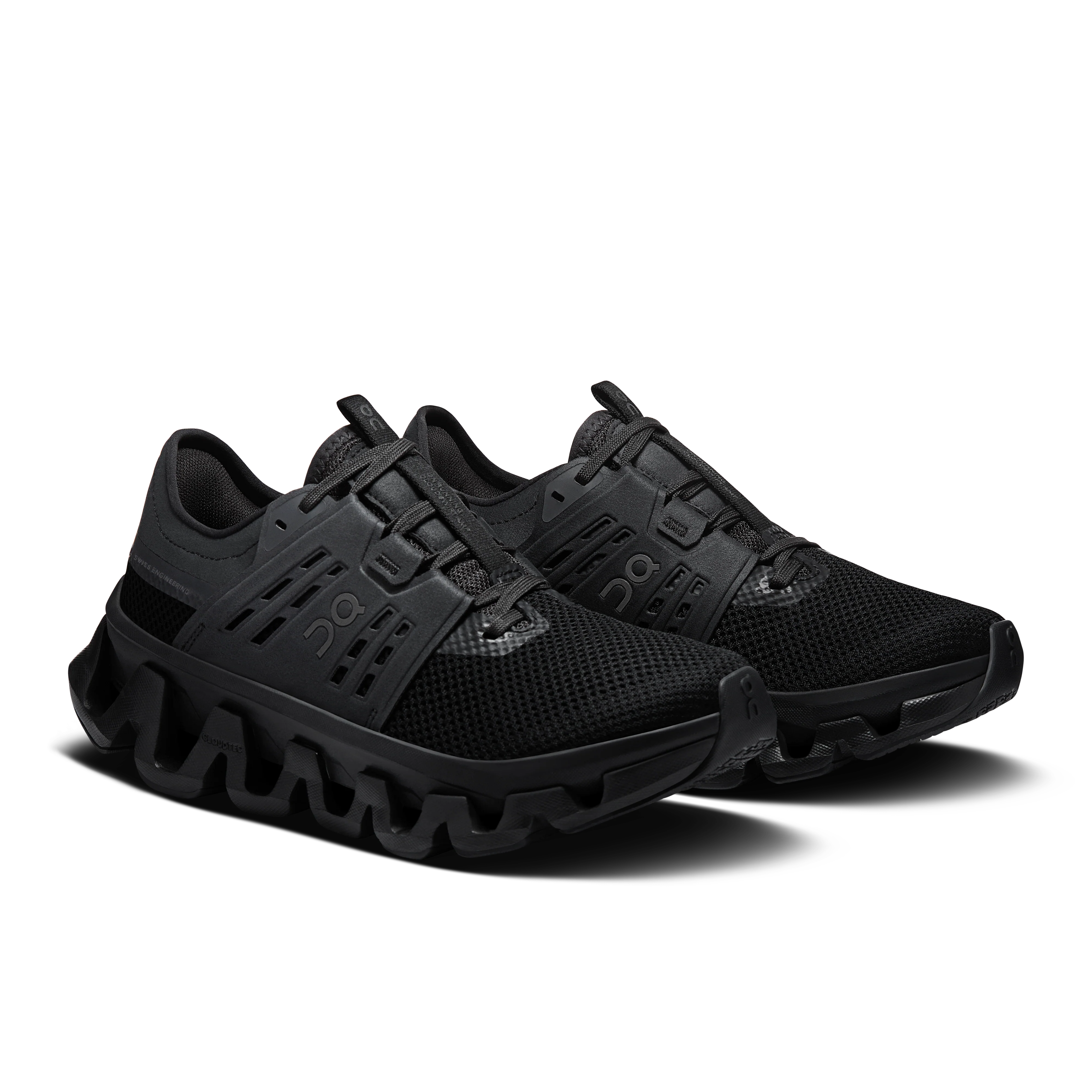 On Running Women's Cloudswift Amp Shoes - Black / Black - Image 2