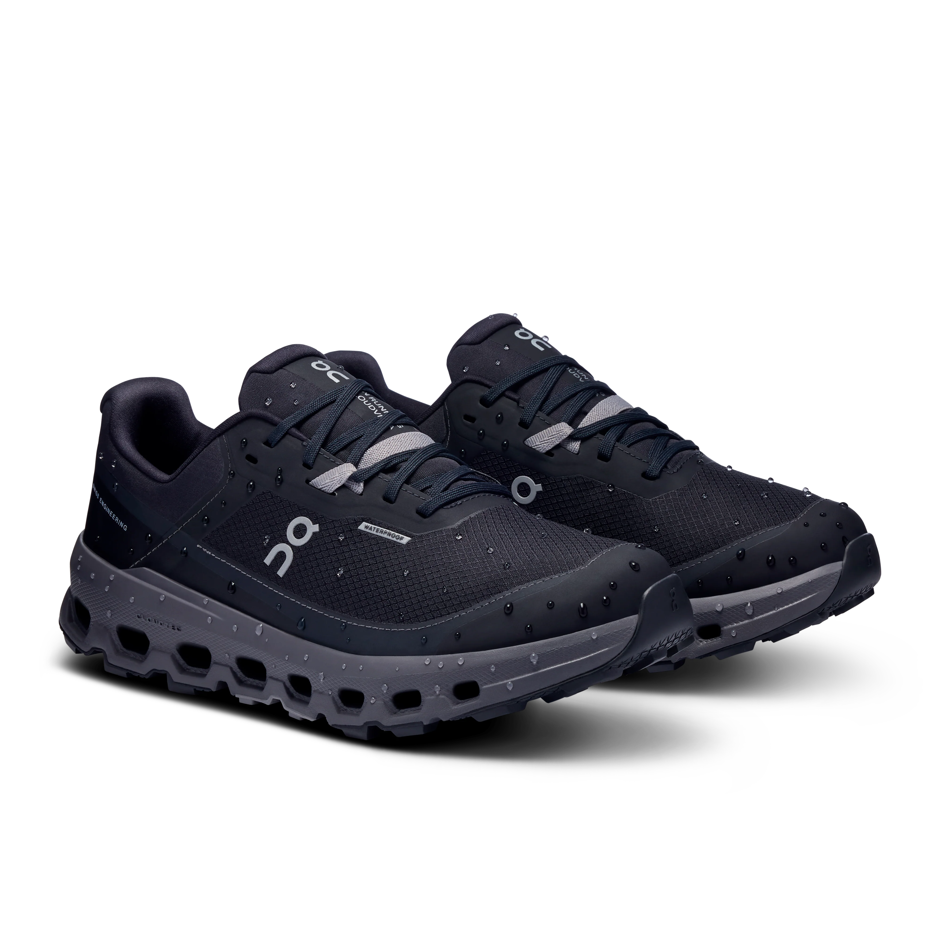 On Running Women's Cloudvista 2 Waterproof Shoes - Black / Eclipse - Image 2