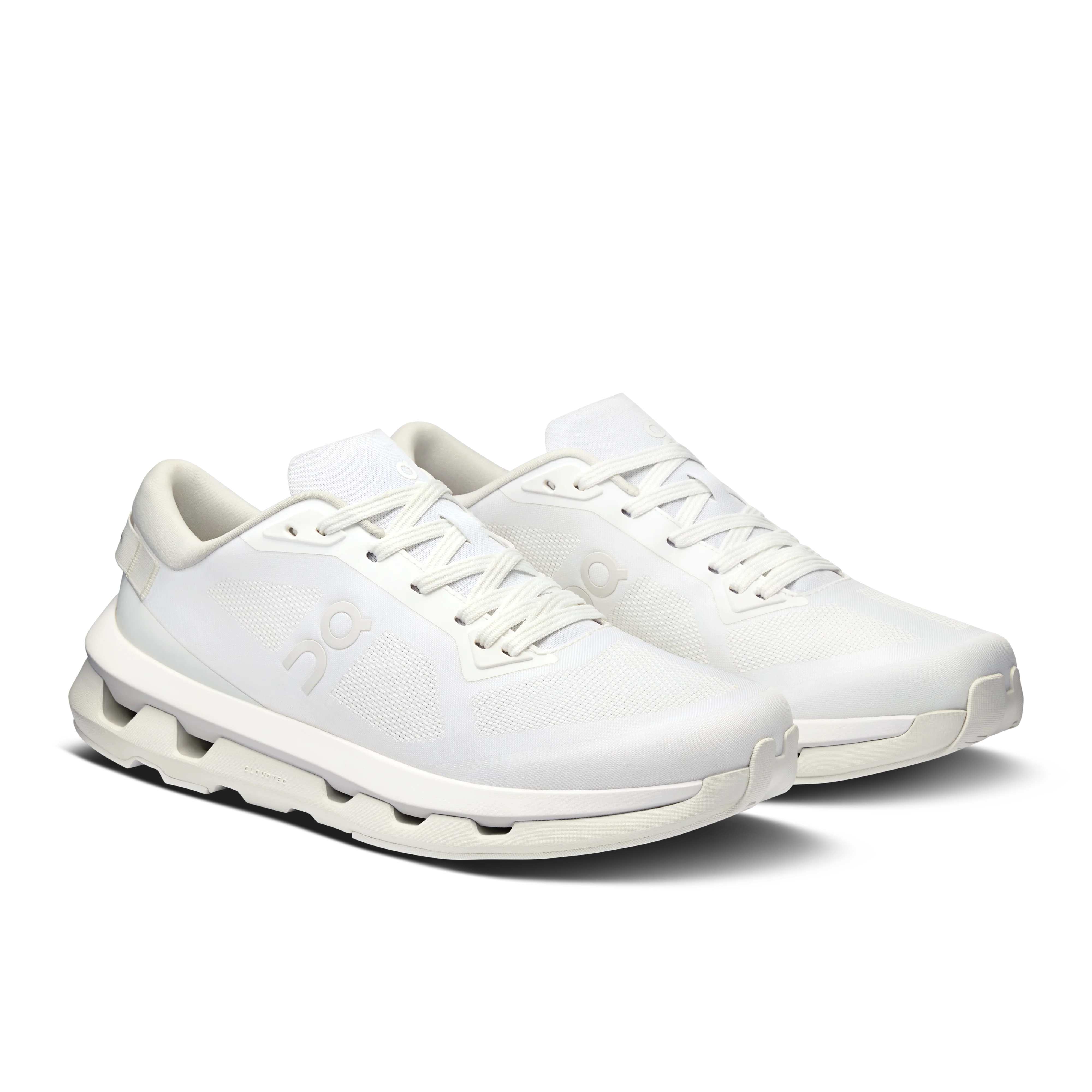 On Running Women's Cloudzone Shoes - White / White - Image 2