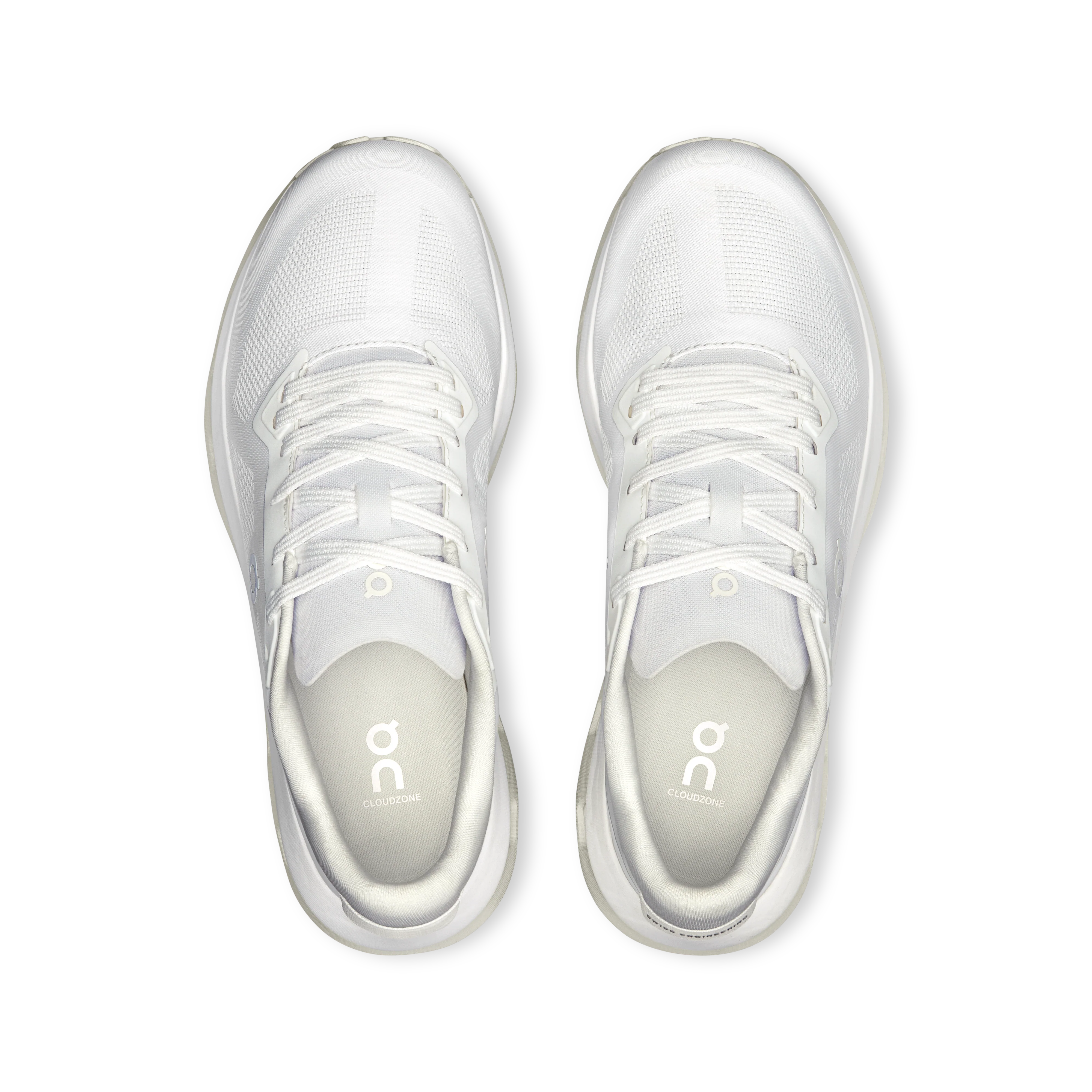 On Running Women's Cloudzone Shoes - White / White - Image 3