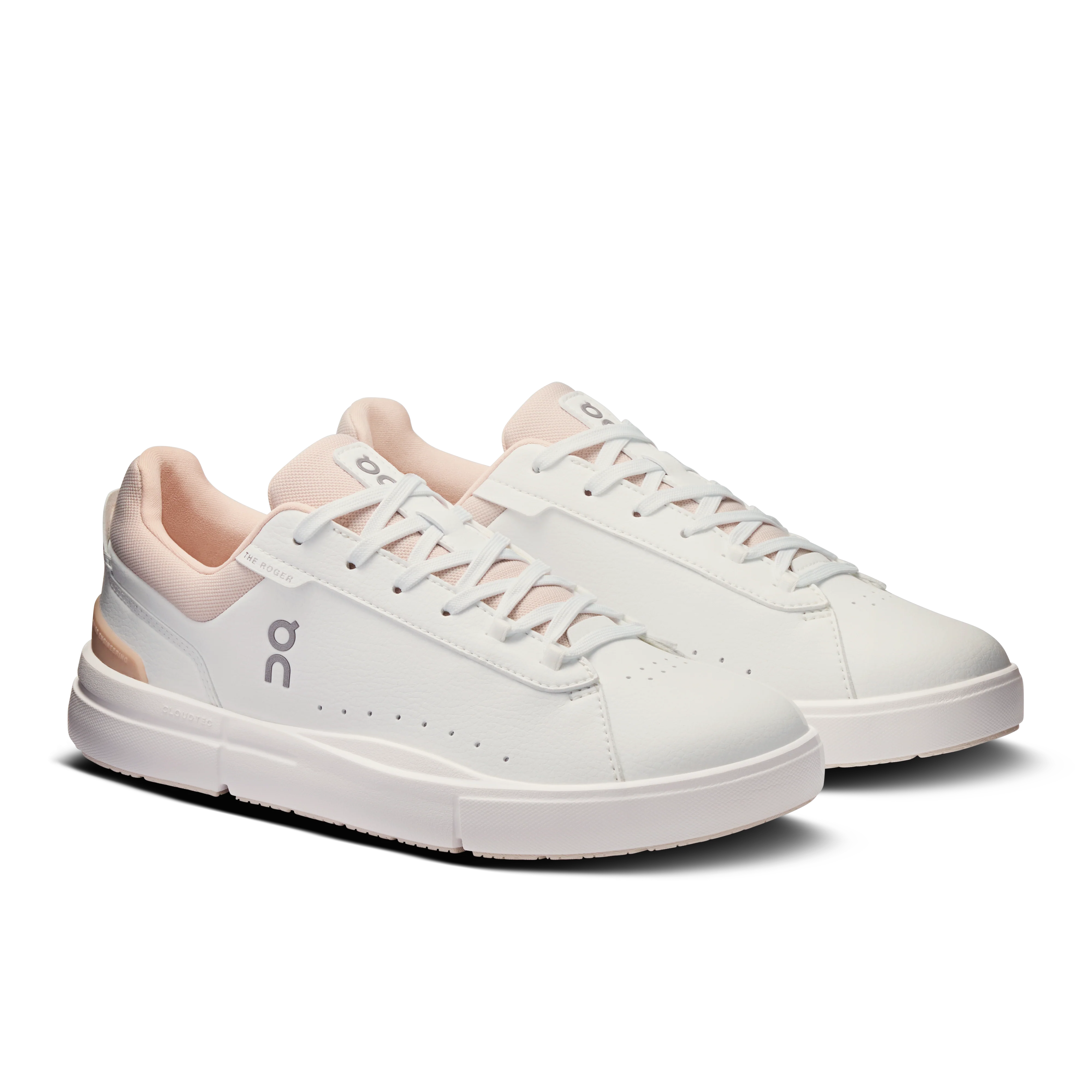 On Running Women's The Roger Advantage Shoes - White / Rosehip - Image 2