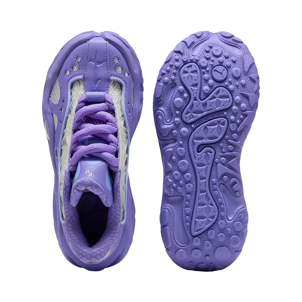 Puma Kids' Lafrancé Rnr Shoes - Dark Amethyst / Intense Lavender - Image 3