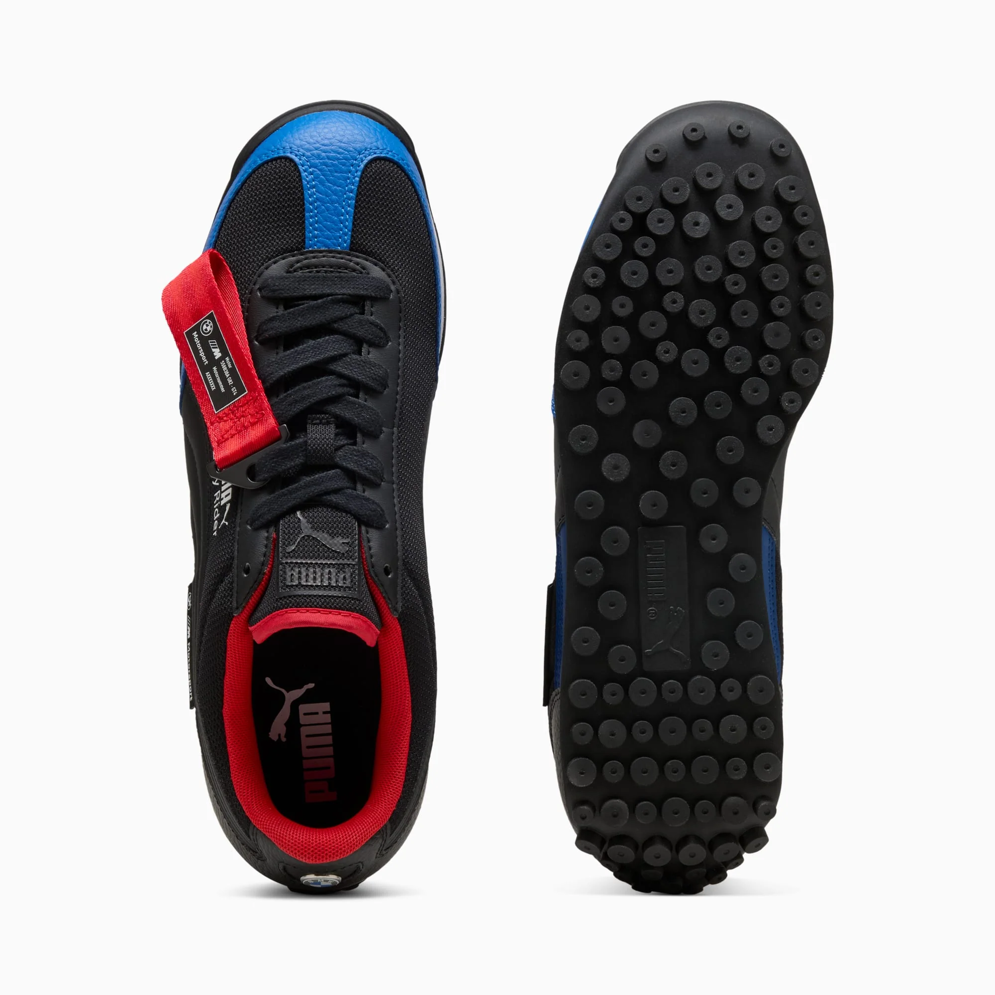 Puma Men's Bmw M Motorsport Easy Rider Shoes - Puma Black / Cool Cobalt - Image 5