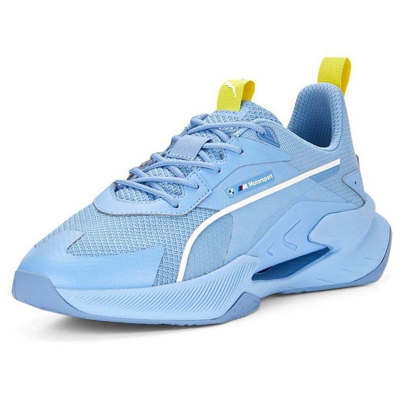 Puma Men's BMW M Motorsports LGND Renegade Shoes - Day Dream Blue / Yellow / White - Image 3