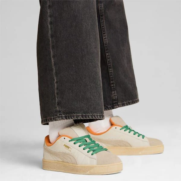 Puma Men's Carrots Suede XL II Shoes - Warm White / Rickie Orange - Image 3