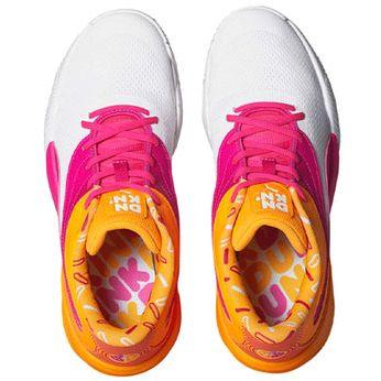 Puma Men's Dunkin Donuts Iced Coffee Day Shoes - White / Pink Glow / Orange - Image 4