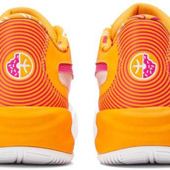 Puma Men's Dunkin Donuts Iced Coffee Day Shoes - White / Pink Glow / Orange - Image 5