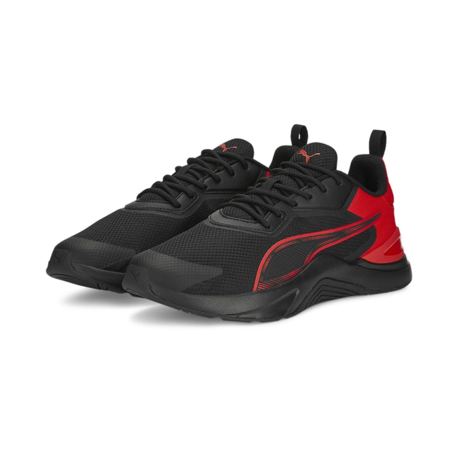 Puma Men's Infusion Training Shoes - Black / All Time Red - Image 2