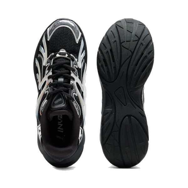 Puma Men's Inverse Shoes - Black / Flat Dark Grey / Silver - Image 4