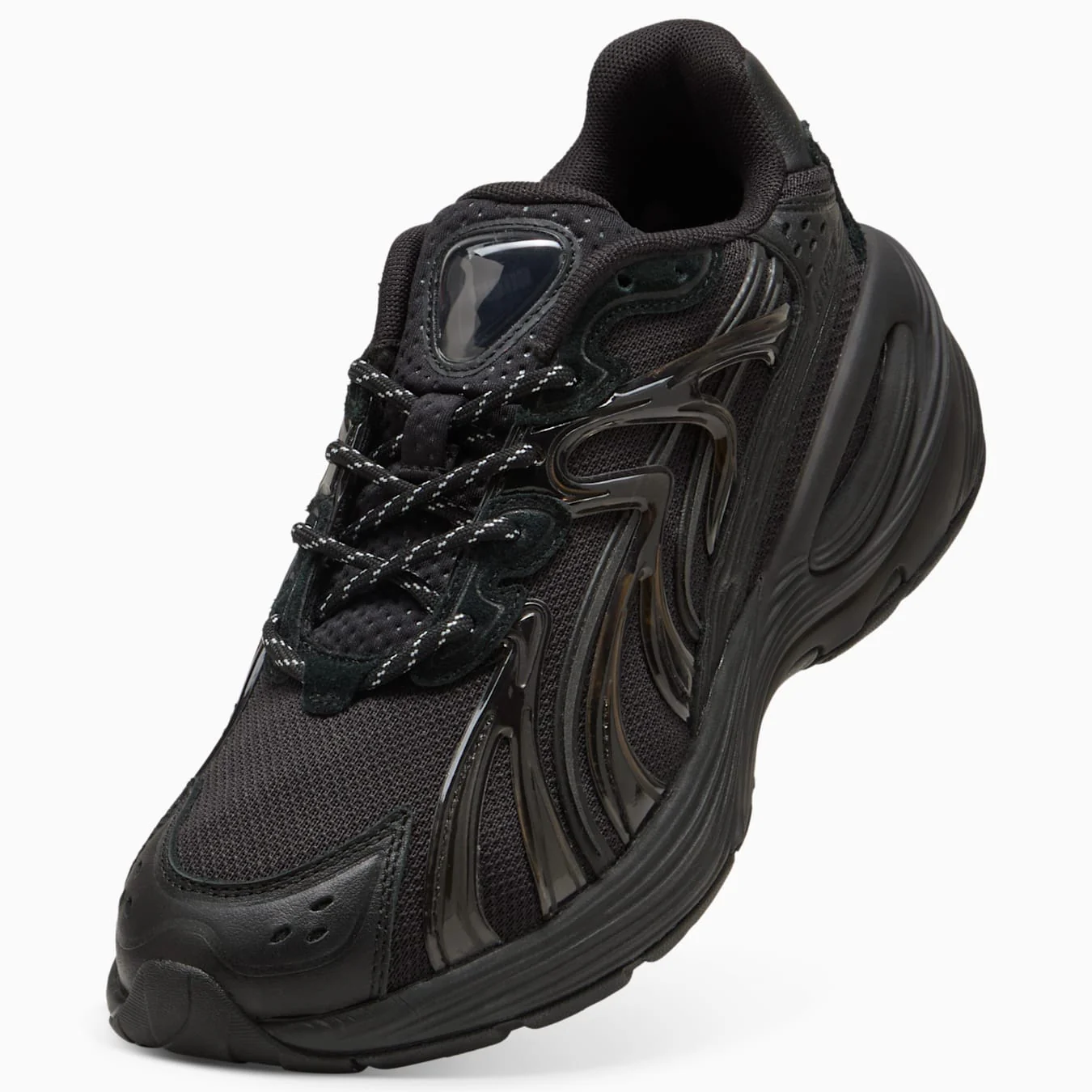 Puma Men's Inverse Upgrade Stealth Shoes - Puma Black / Puma Silver / Flat Dark Gray - Image 4