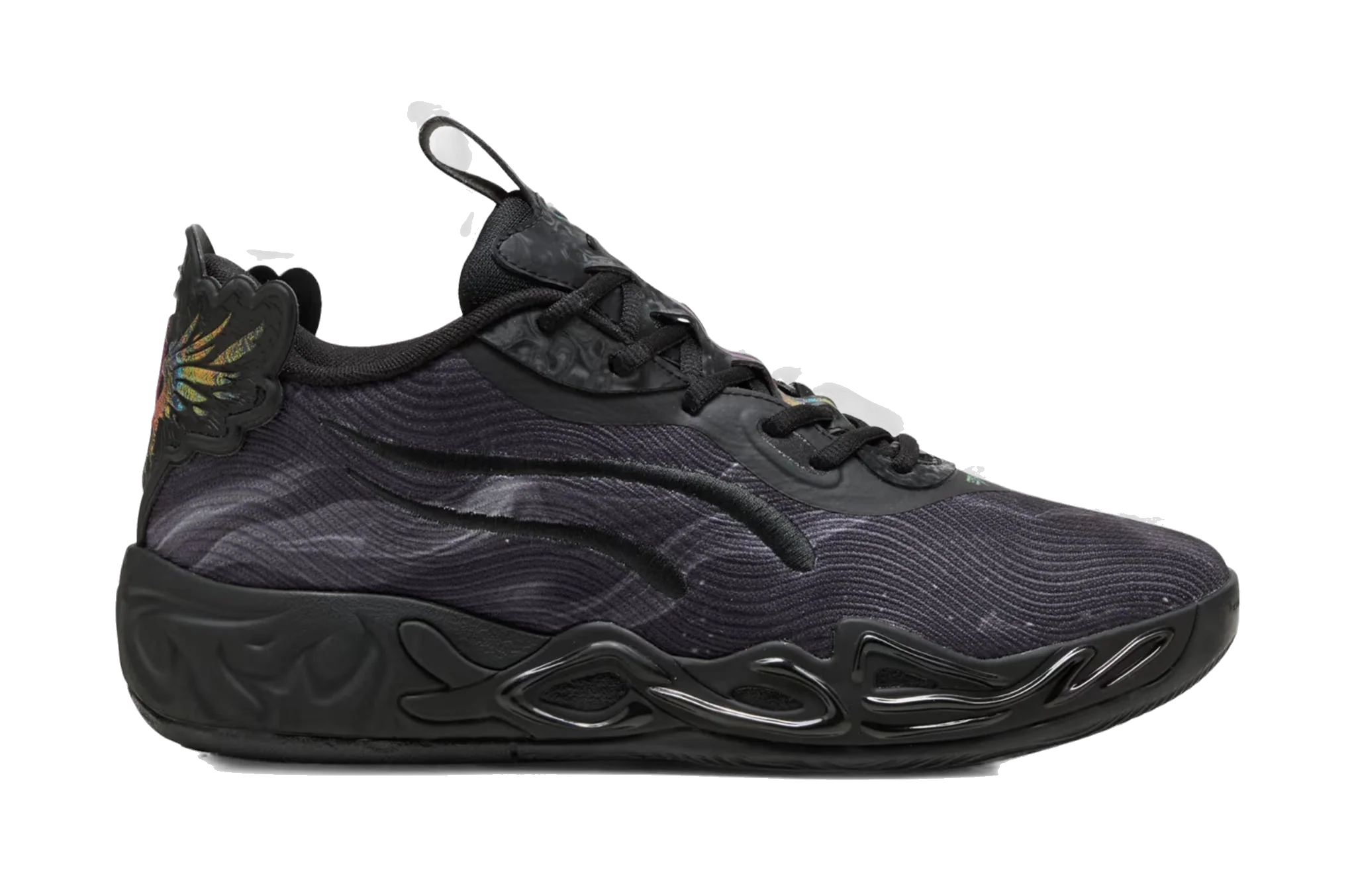 Puma Men's Mb.04 Lo Team Shoes - Black / Dark Amethyst