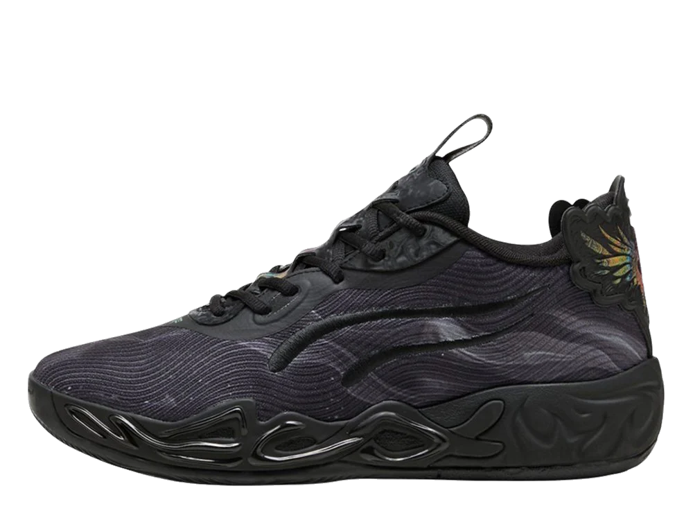 Puma Men's Mb.04 Lo Team Shoes - Black / Dark Amethyst - Image 3