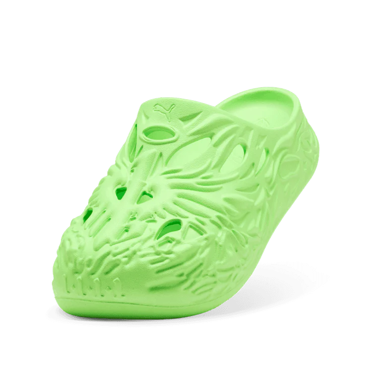 Puma Men's Mb.04 Slide Shoes - Neon Green - Image 2