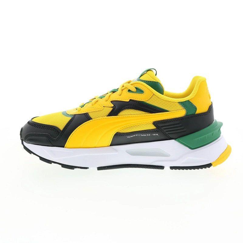 Puma Men's Porsche Legacy Mirage Sport Asphalt Shoes - Yellow / Green / White / Black - Image 4