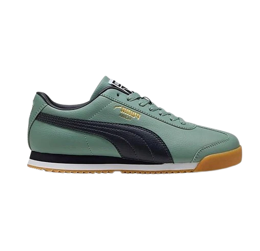 Puma Men's Roma 24 Shoes - Green Moon / New Navy