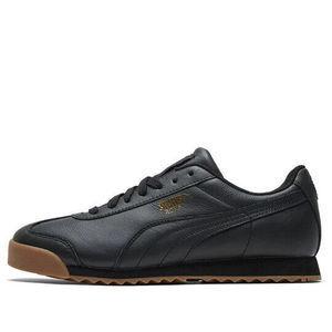 Puma Men's Roma Classic Shoes - Black / Gum - Image 3