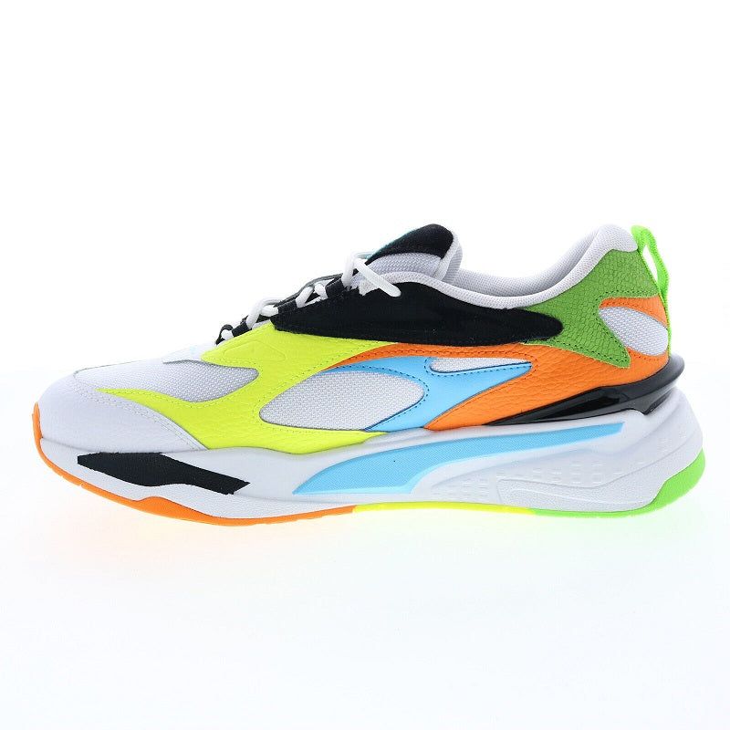 Puma Men's RS Fast Tropics Shoes - White / Black / Blue / Green / Yellow - Image 4