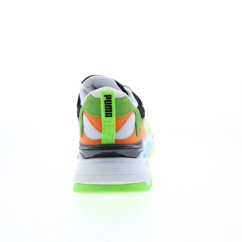 Puma Men's RS Fast Tropics Shoes - White / Black / Blue / Green / Yellow - Image 7