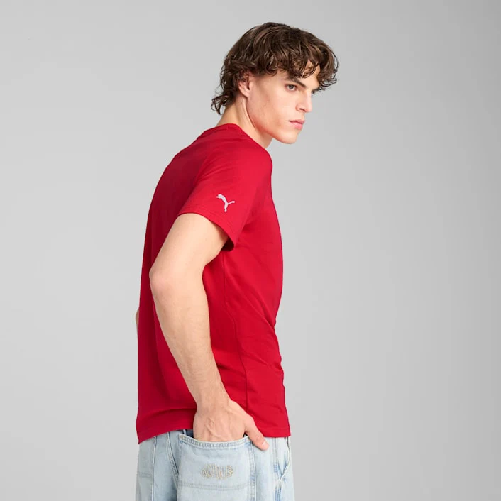 Puma Men's Scuderia Ferrari Race Tonal Big Shield Apparel - Rosso Corsa - Image 4
