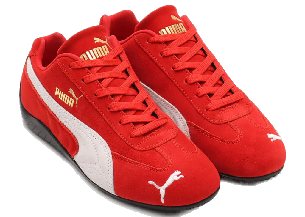 Puma Men's Speedcat Og Shoes - Red / Puma White - Image 2