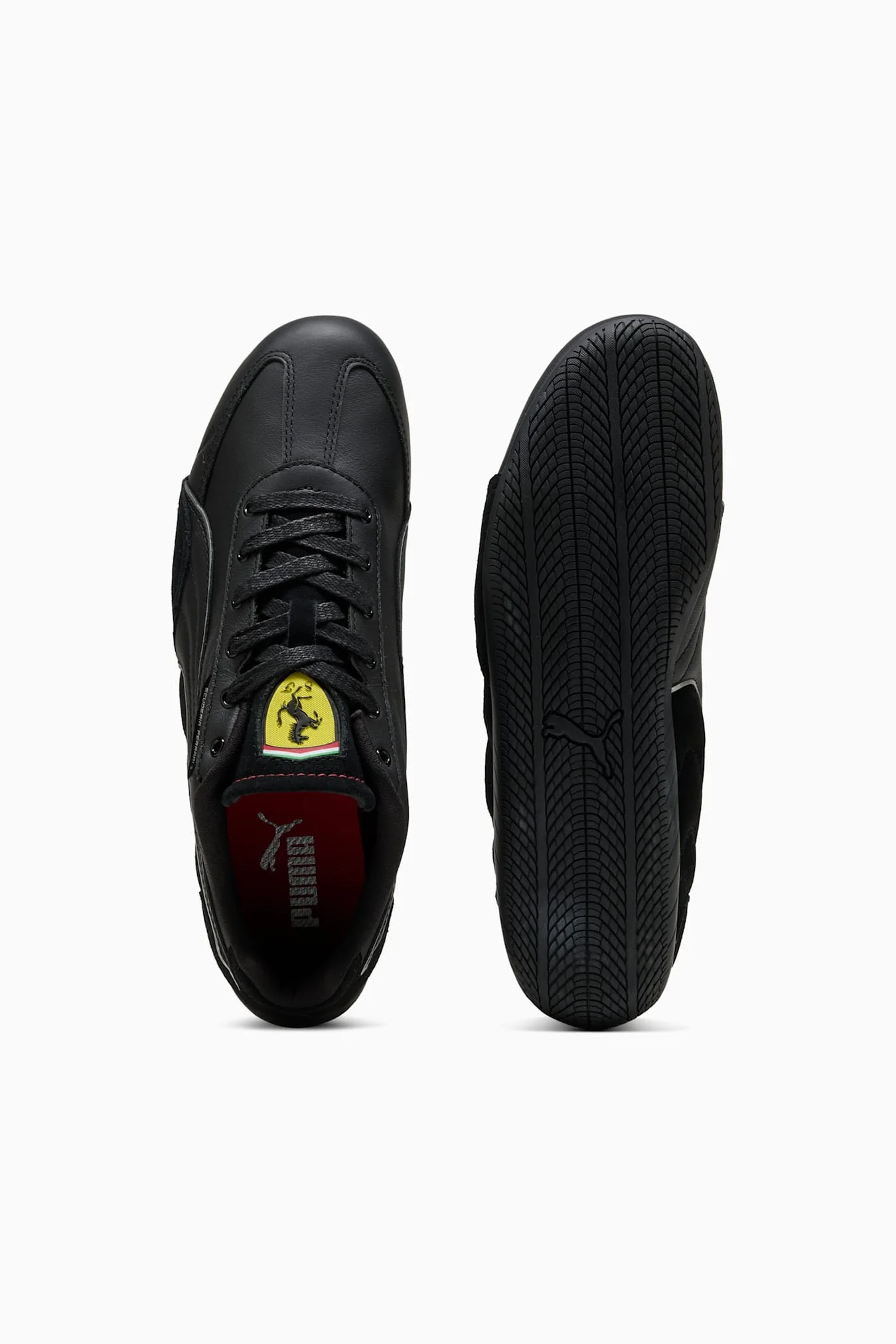 Puma Unisex's Speedcat Og Ferrari Shoes - Puma Black / Rosso Corsa - Image 4