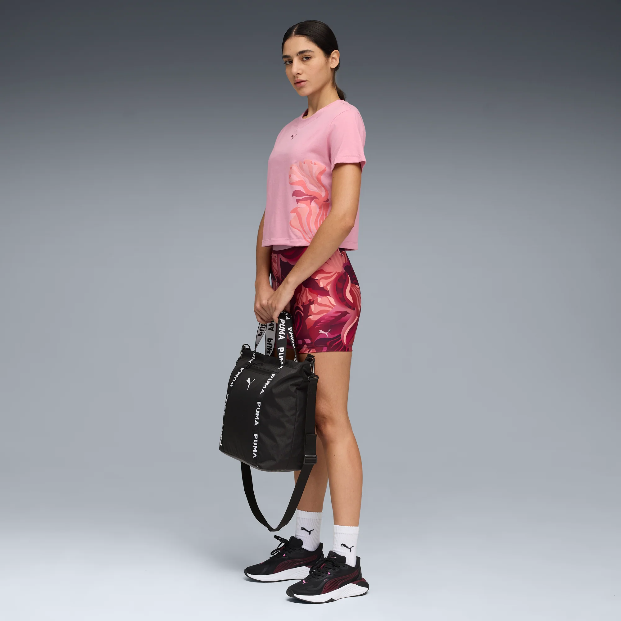 Puma Women's Floral Ribbon Tee - Poised Pink - Image 5