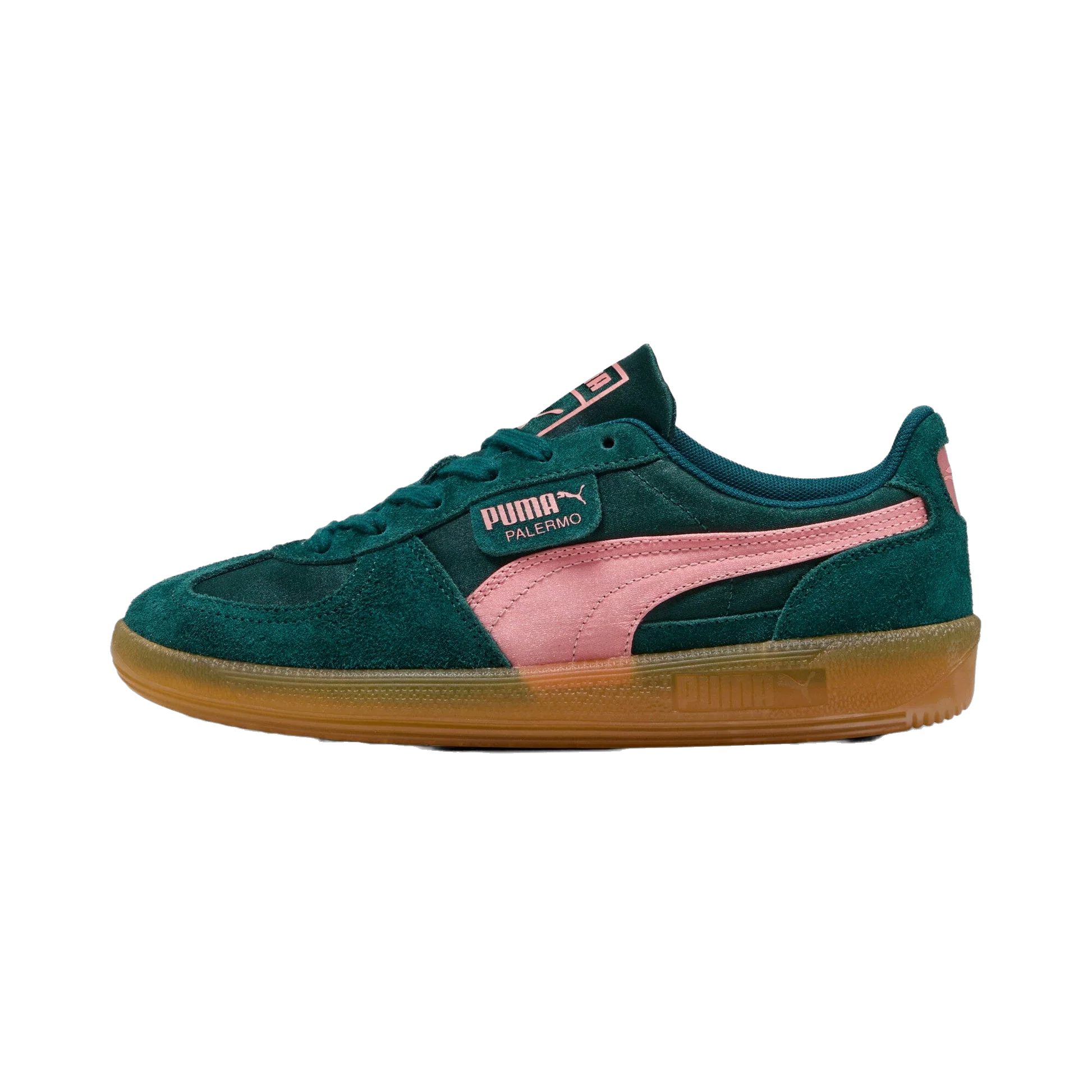 Puma Women's Palermo Satin Shoes - Green - Image 3