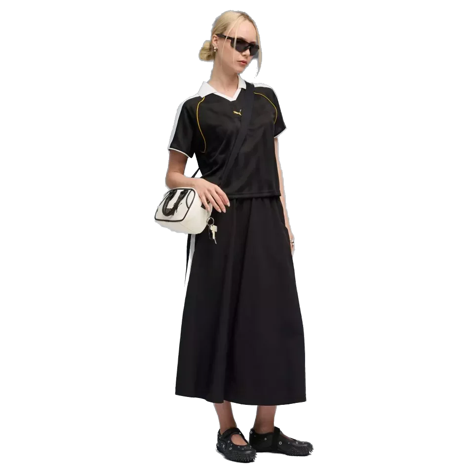 Puma Women's T7 Relaxed Football Jersey - Puma Black - Image 3