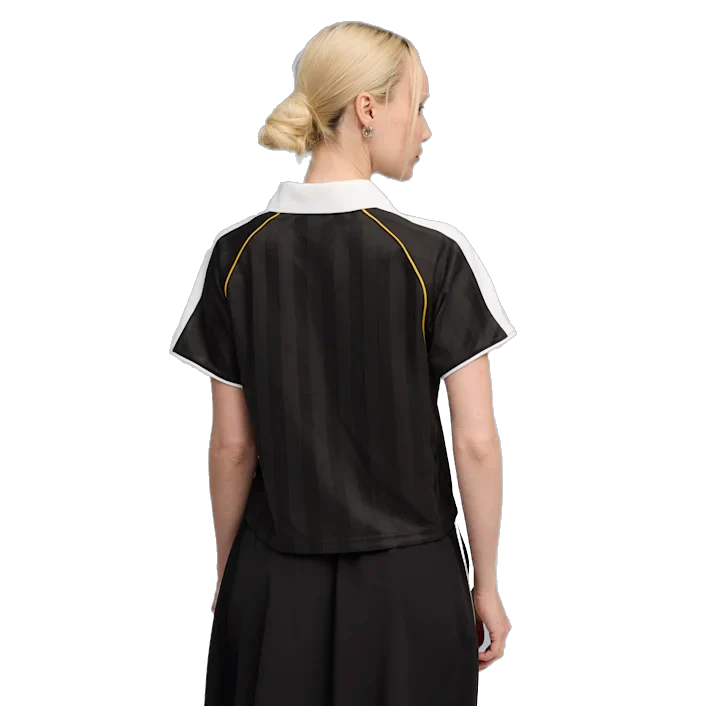 Puma Women's T7 Relaxed Football Jersey - Puma Black - Image 4