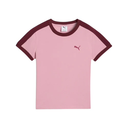 Puma Women's T7 Slim Tee - Poised Pink
