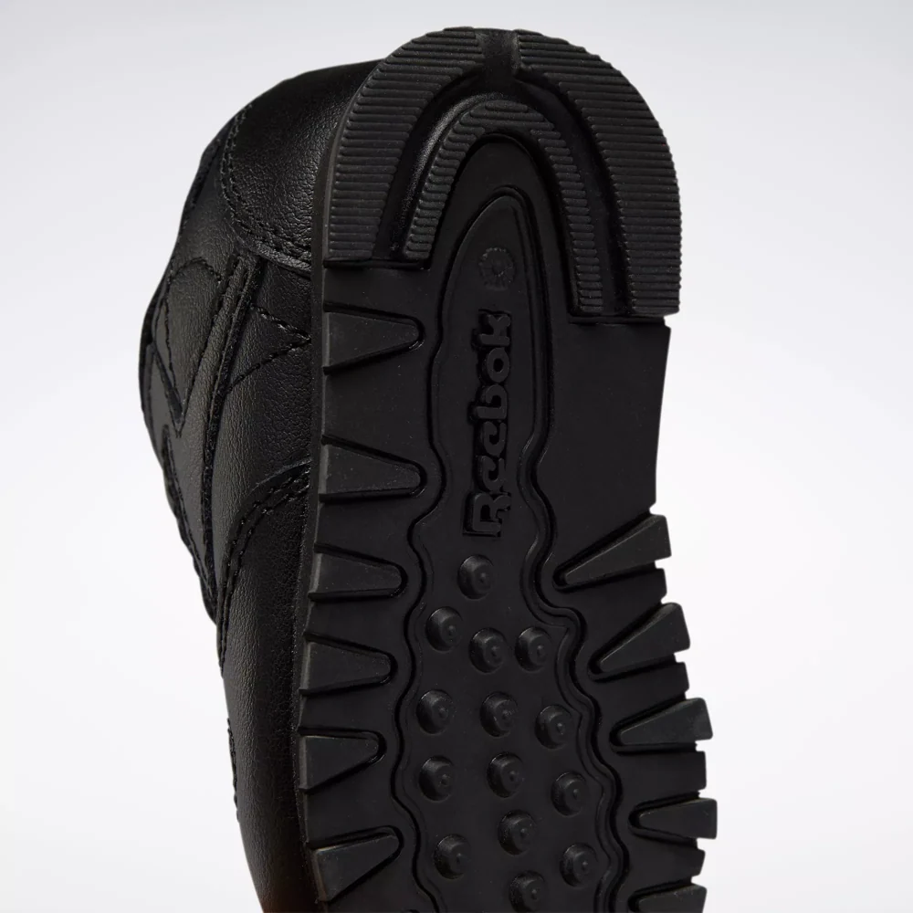 Reebok Kids' Classic Leather Shoes - Core Black - Image 10