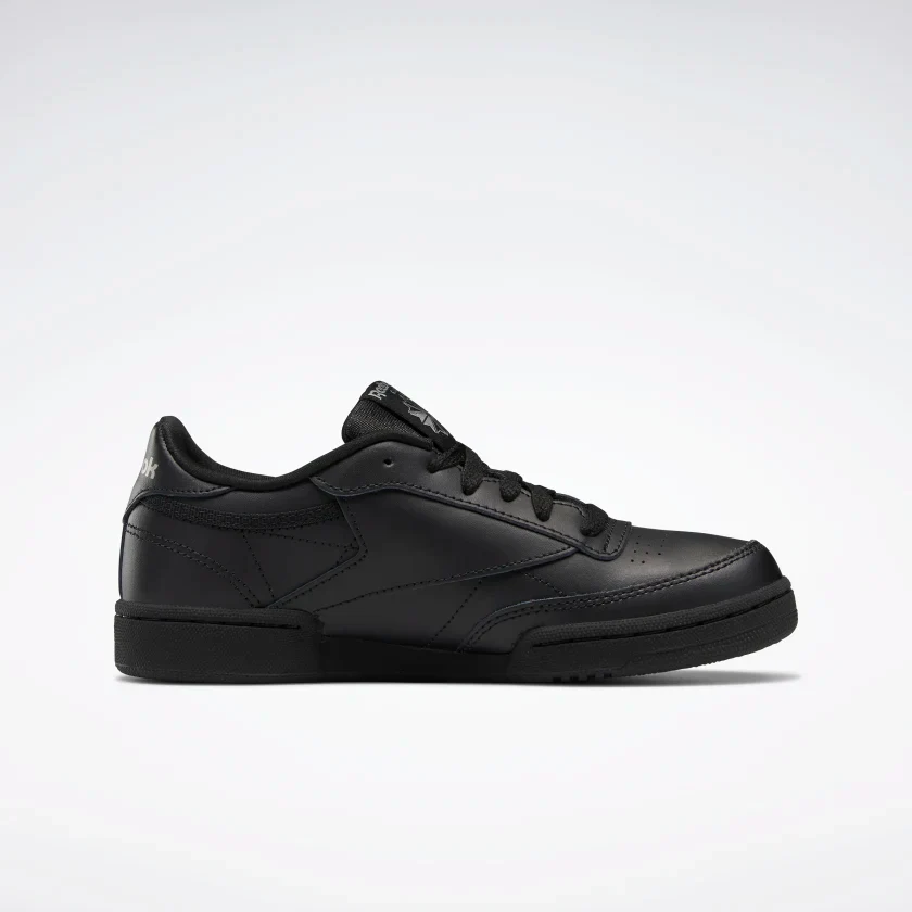 Reebok Kids' Club C GS Shoes - Black / Charcoal - Image 3