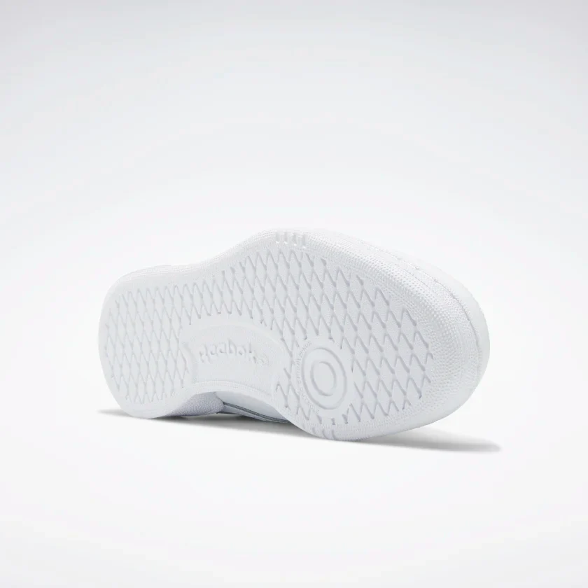 Reebok Kids' Club C Shoes - White / Sheer Grey - Image 6