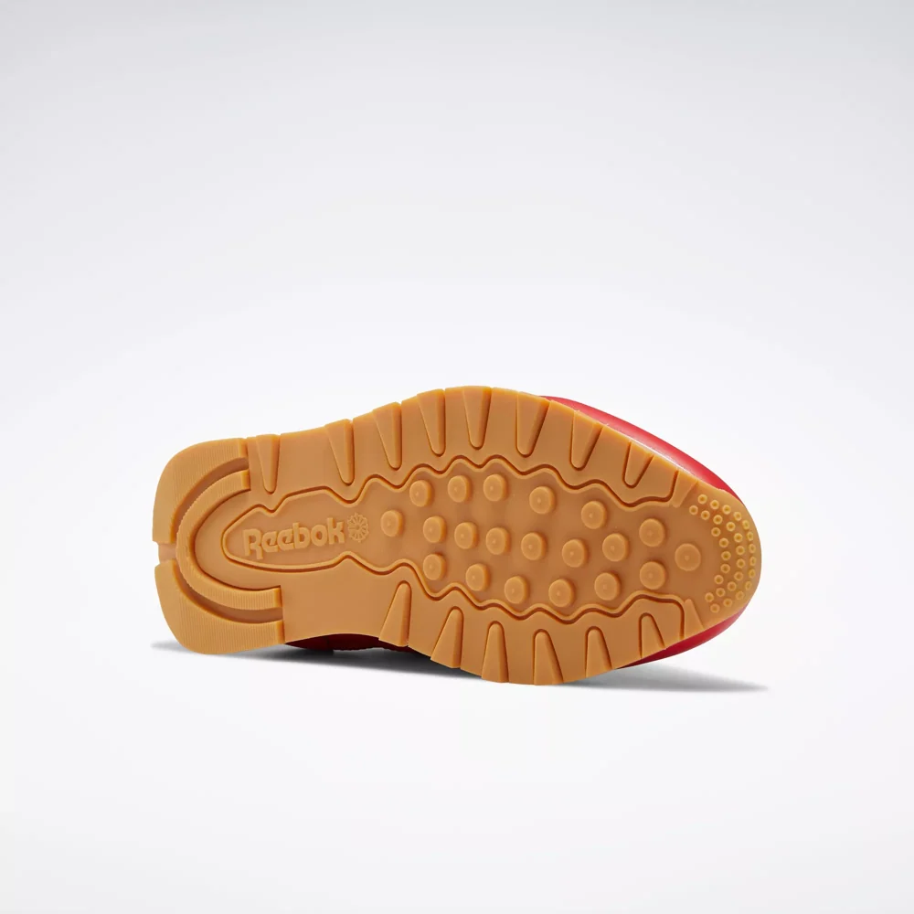 Reebok Men's Classic Leather Shoes - Vector Red / Ftwr White / Rubber Gum - Image 7
