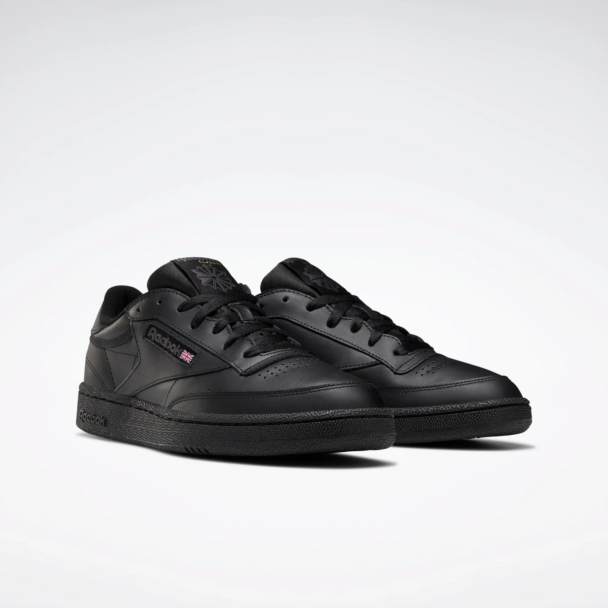 Reebok Men's Club C 85 Shoes - Black / Charcoal - Image 4