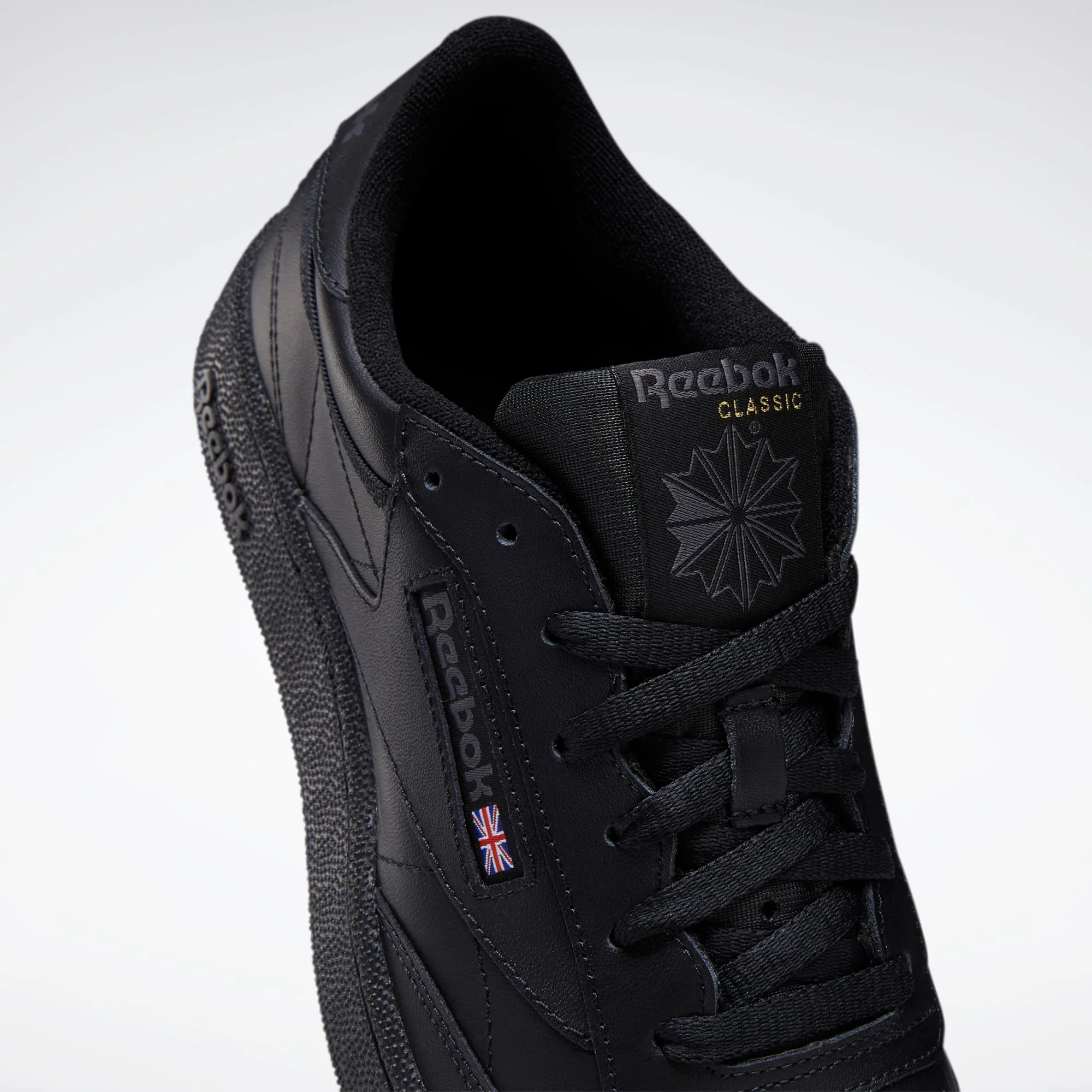 Reebok Men's Club C 85 Shoes - Black / Charcoal - Image 8