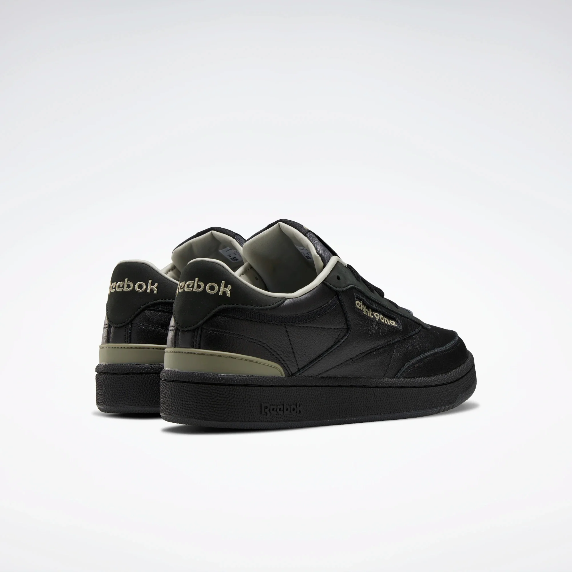 Reebok Men's Club C 85 Shoes - Black / Khaki / The Blues - Image 5