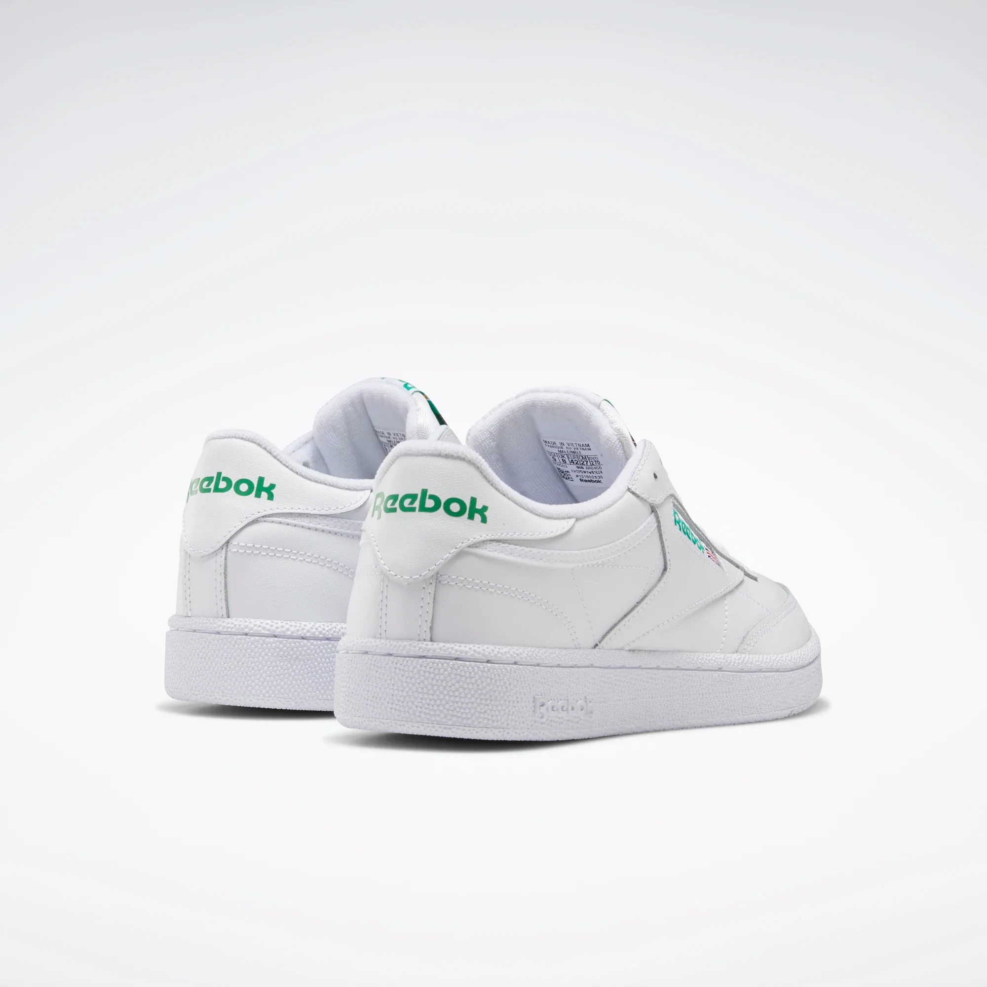 Reebok Men's Club C 85 Shoes - White / Green - Image 5