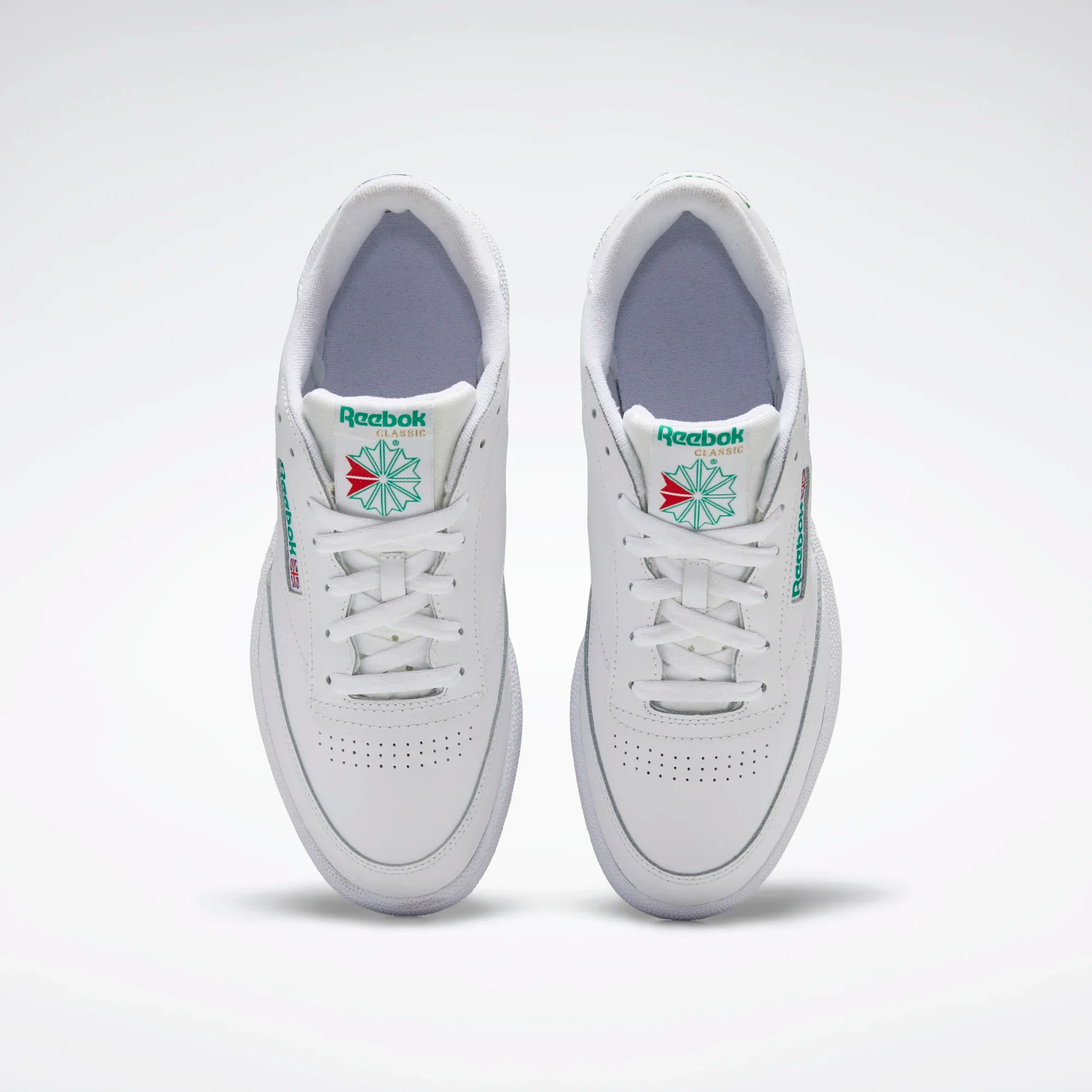 Reebok Men's Club C 85 Shoes - White / Green - Image 7