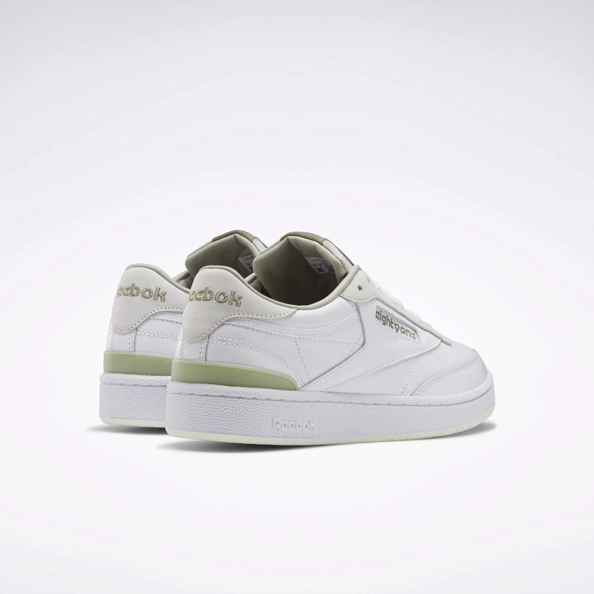 Reebok Men's Club C 85 Shoes - White / Sand Stone / Khaki - Image 5