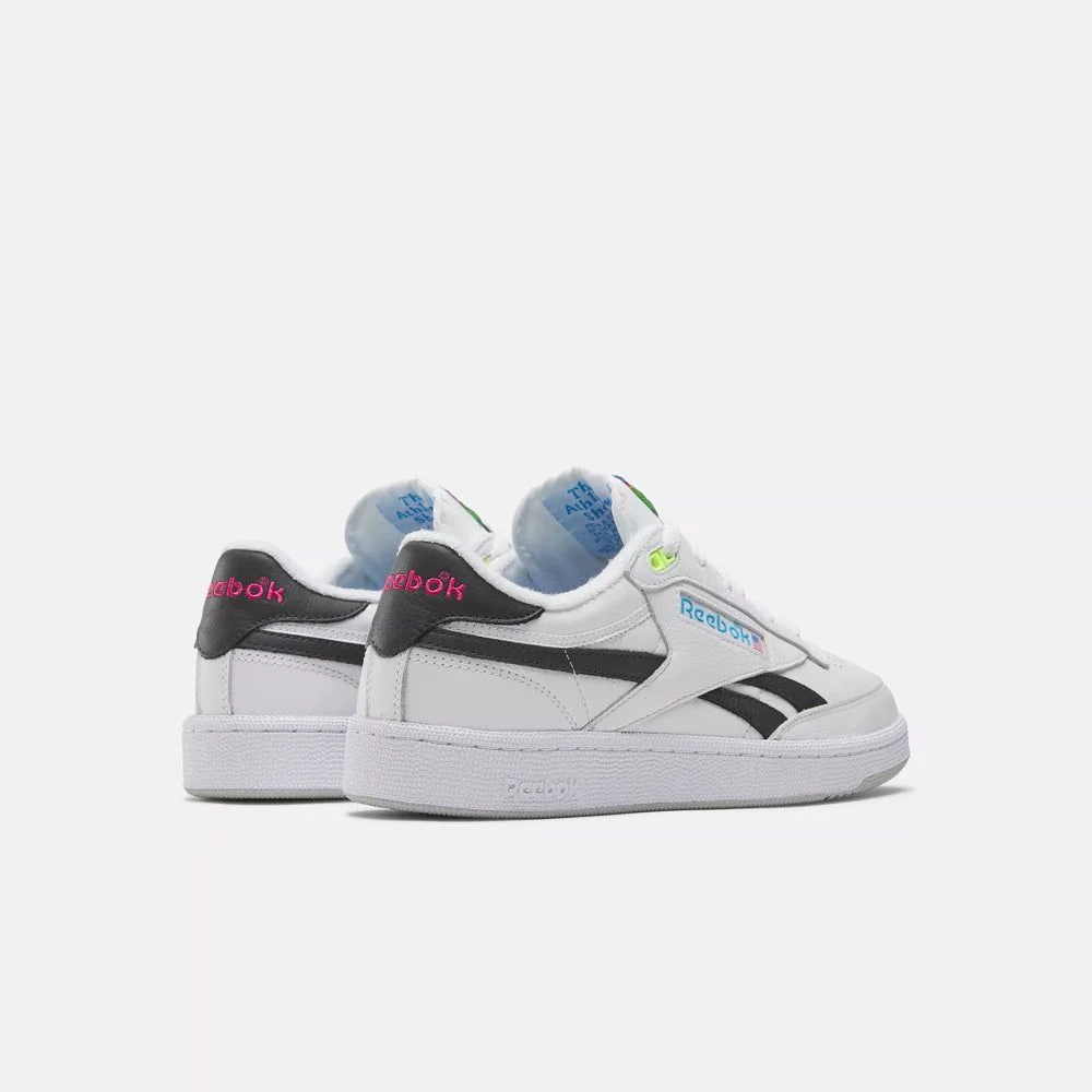 Reebok Men's Club C Revenge Vintage Shoes - White / Black - Image 3