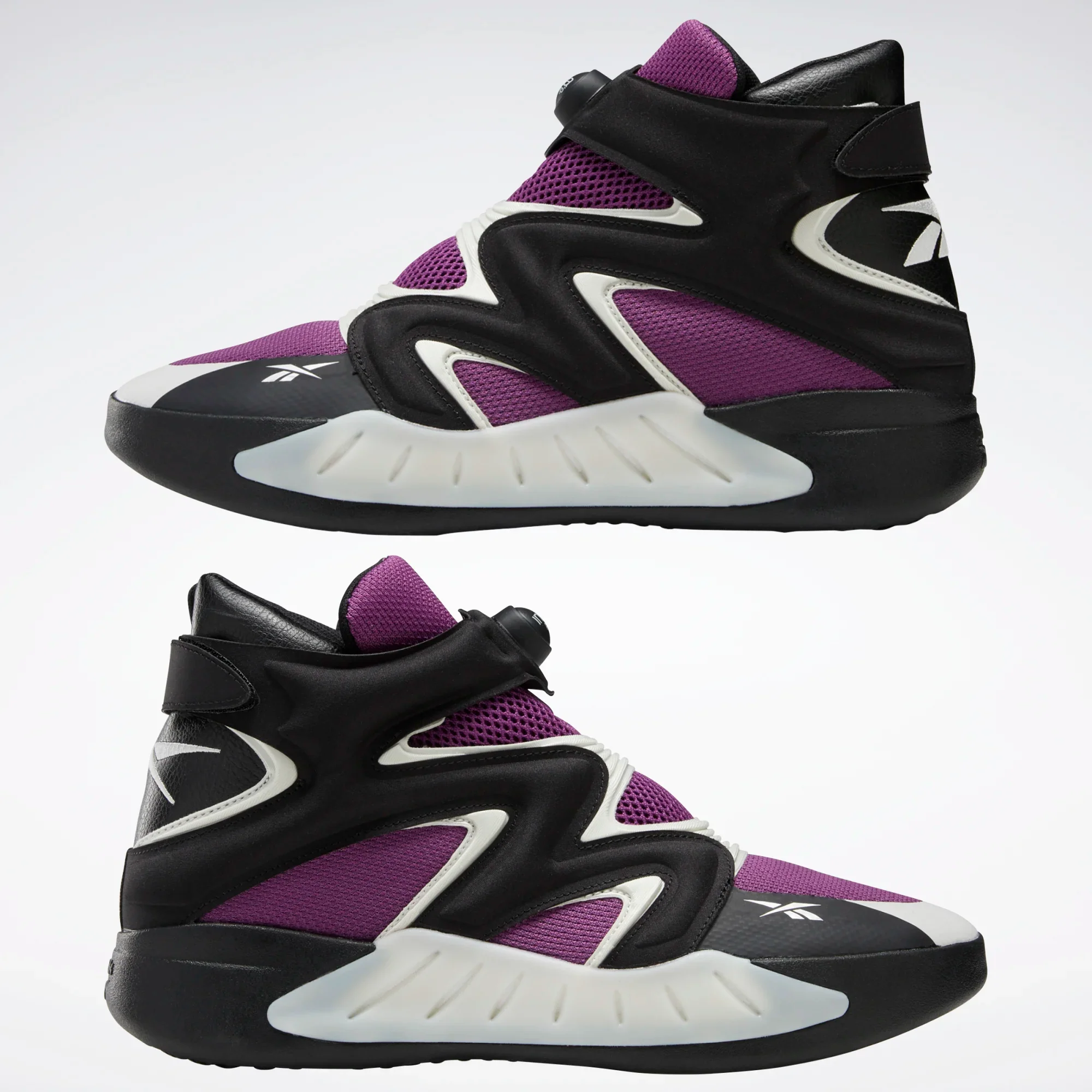 Reebok Men's Instapump Fury Zone Shoes - Aubergine / Pure Grey 1 / Core Black - Image 10