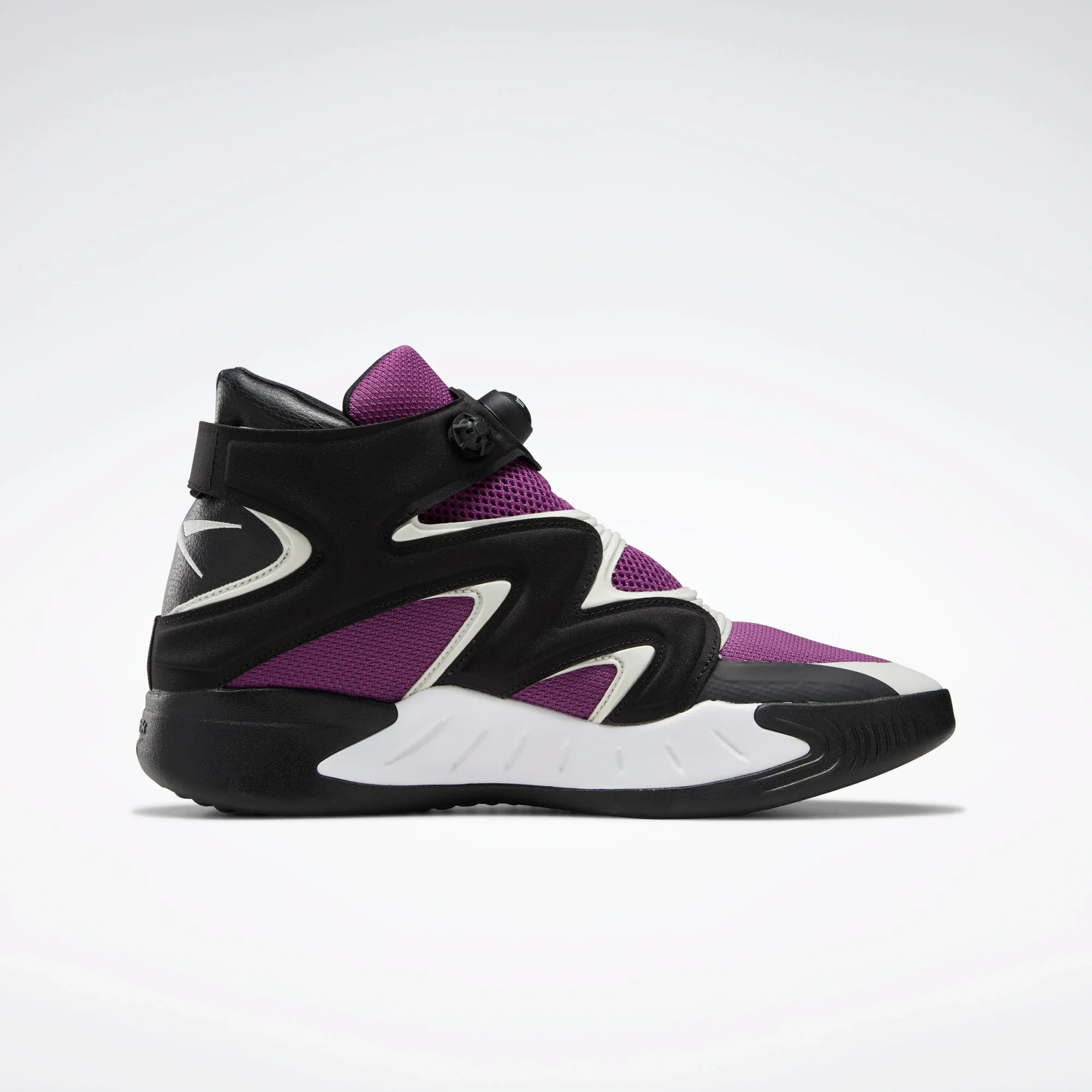 Reebok Men's Instapump Fury Zone Shoes - Aubergine / Pure Grey 1 / Core Black - Image 3