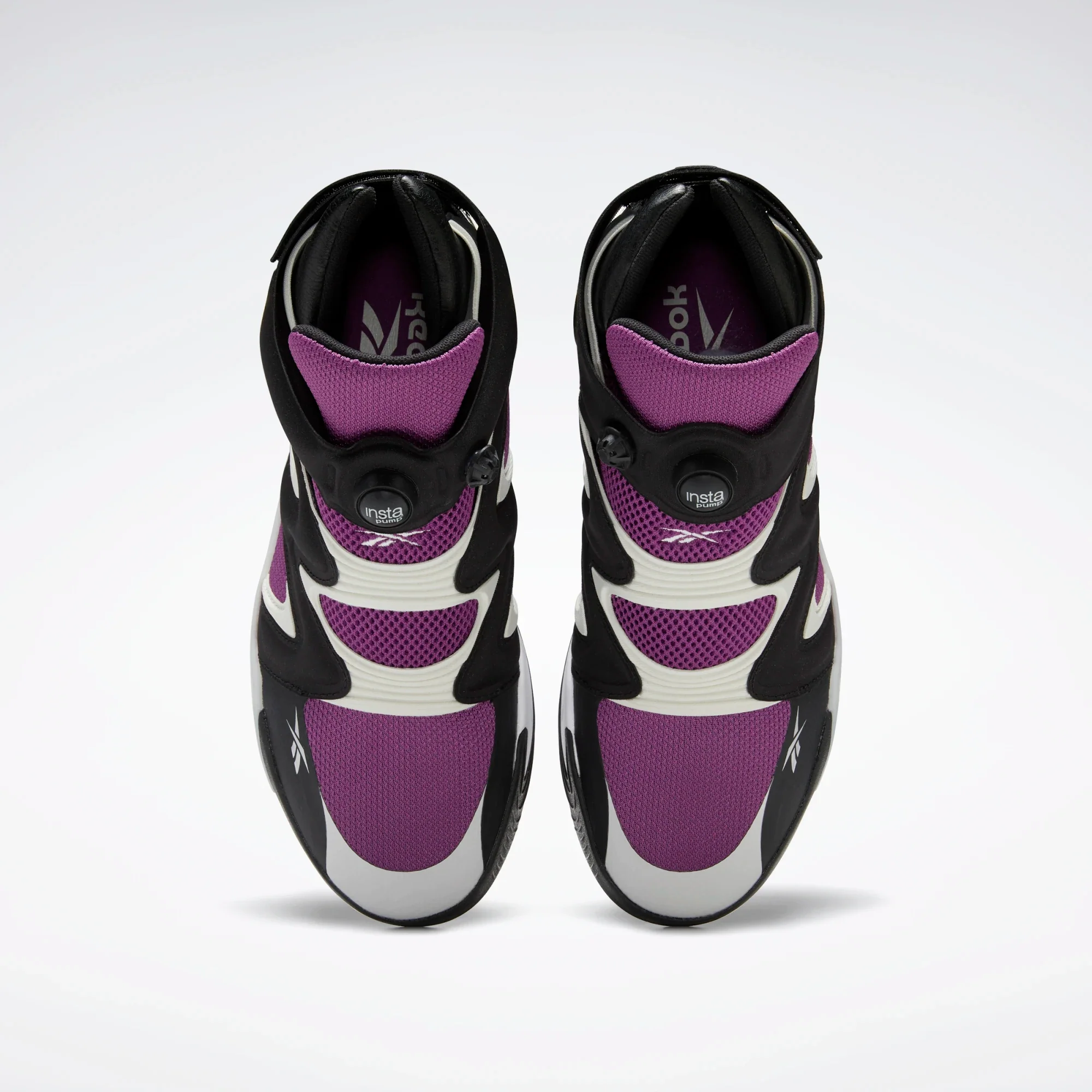 Reebok Men's Instapump Fury Zone Shoes - Aubergine / Pure Grey 1 / Core Black - Image 7